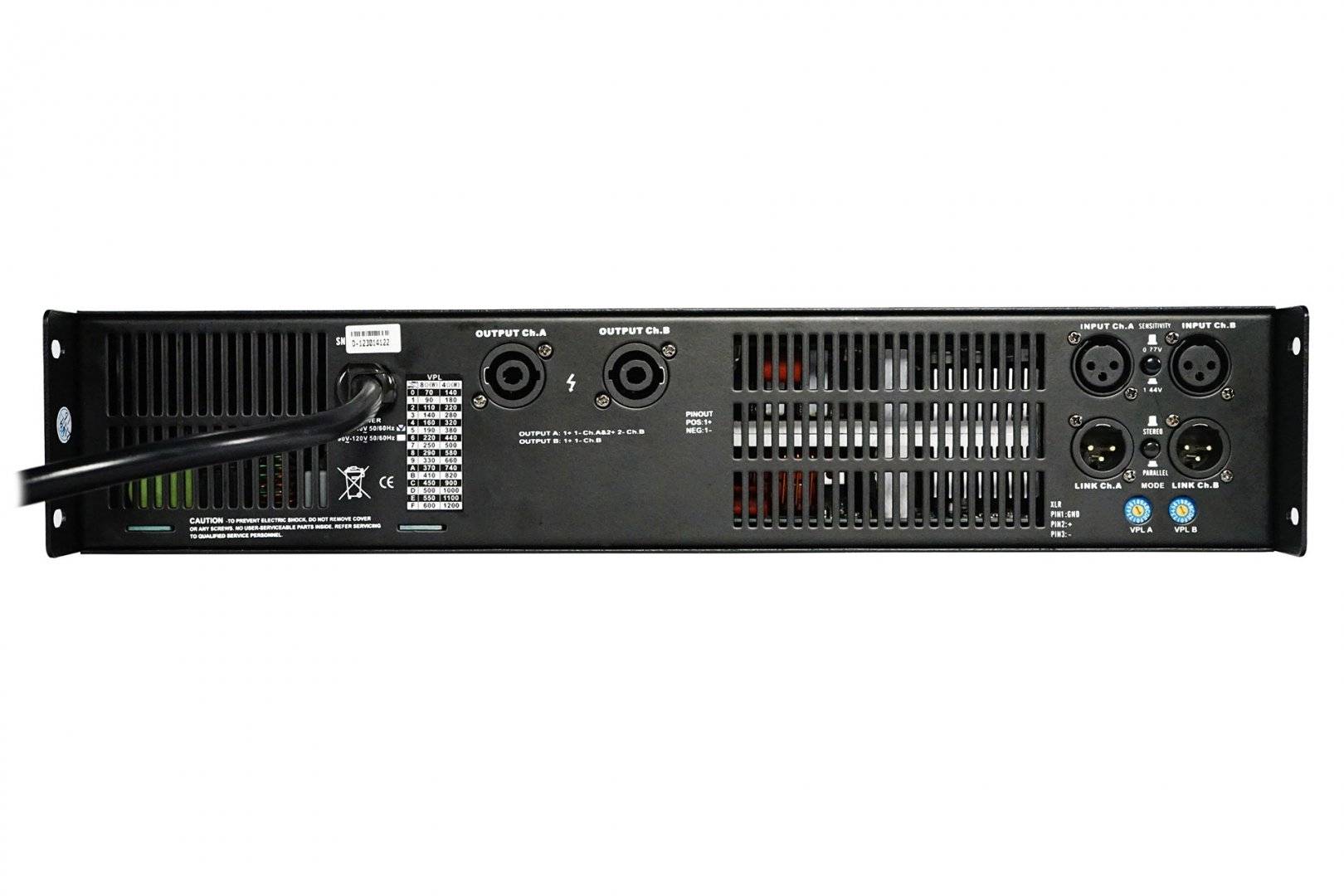 D1200 (2 x600 w/8ohms)
