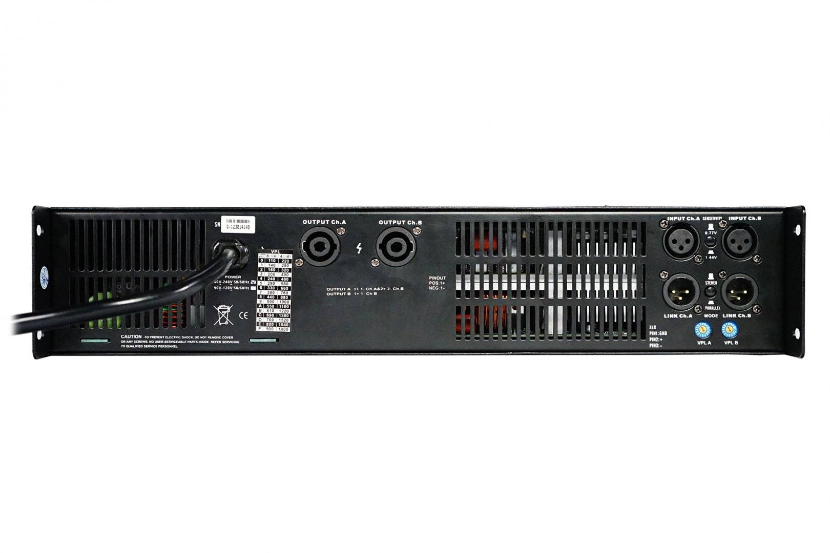 D1800 (2 x900 w/8ohms)