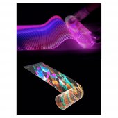ECRAN LED FLEXIBIL SI TRANSPARENT PENTRU VITRINE MODEL CrystalFlex P8