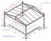 SCENA COMPLETA 12X10X7m