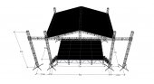 Scena completa 9x7x6m